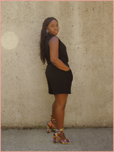 Load image into Gallery viewer, Sleeveless Romper with Pockets | Black