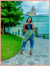 Load image into Gallery viewer, Fiore Camo High Rise Pants