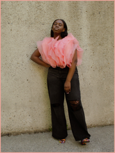 Load image into Gallery viewer, Flower Peach Top | Plus Size