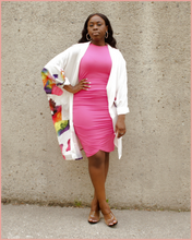 Load image into Gallery viewer, Bodycon Mini-Dress| Fuchsia