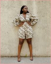 Load image into Gallery viewer, Cut Out Plunging Playsuit