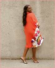 Load image into Gallery viewer, Button Down Floral Dress | Coral
