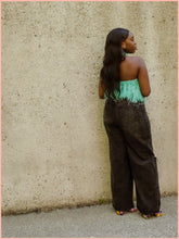 Load image into Gallery viewer, Shaggy Sequined Halter Top
